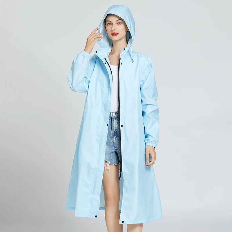 Rainglo - Leichte Wasserdichte Regenjacke Damen mit Kapuze für Outdoor