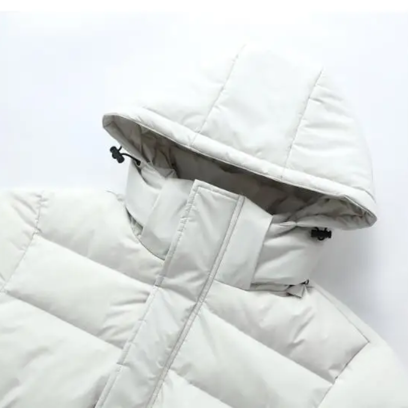 Herrenx - Mantel Herren Lang - Winterjacke mit Kapuze und Wasserabweisendem Design