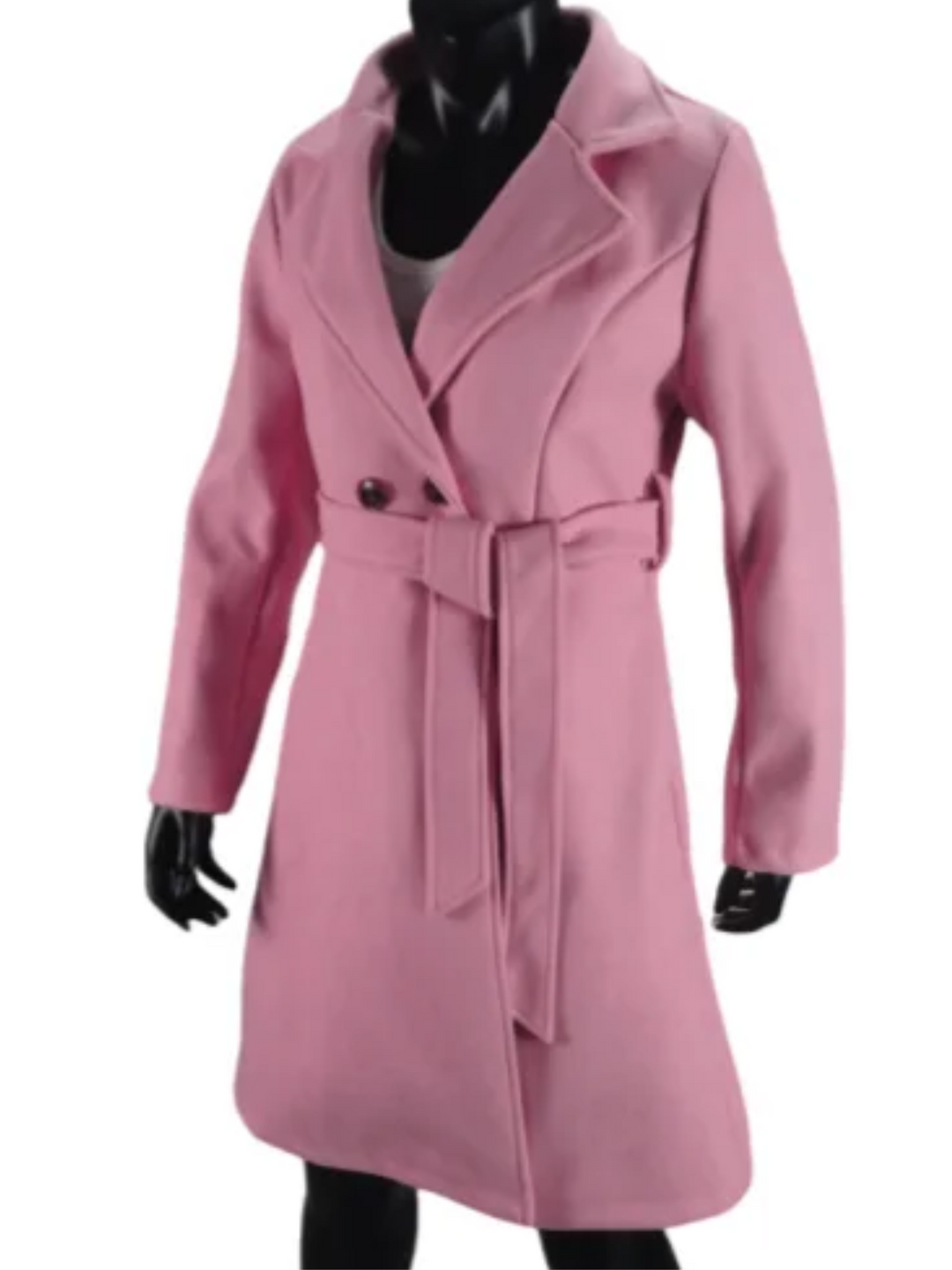 Casline - Damenmantel Jacke – Eleganter Trenchcoat mit Bindegürtel und Knöpfen