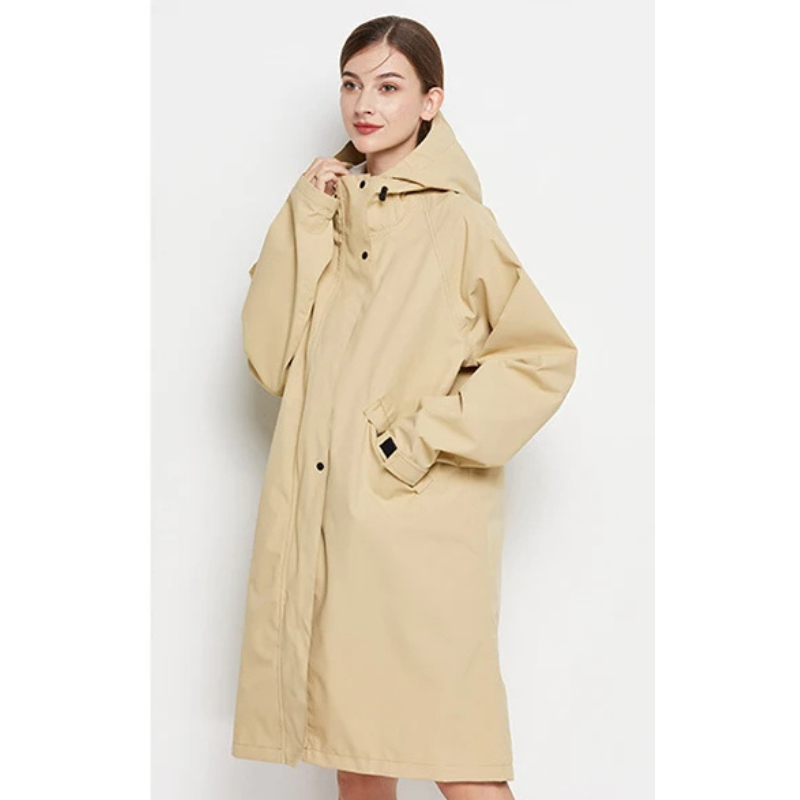 Rainher - Regenjacke Damen Mit Kapuze - Faltbarer Wasserdichter Mantel