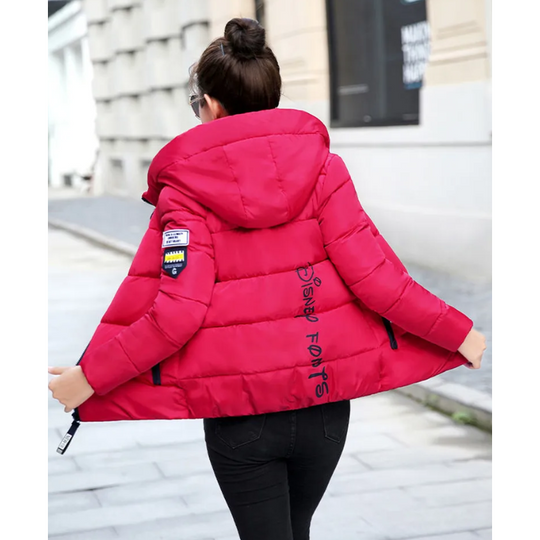 Frisira - Daunenjacke Damen – Leichte Steppjacke mit Kapuze und stylischem Schnitt