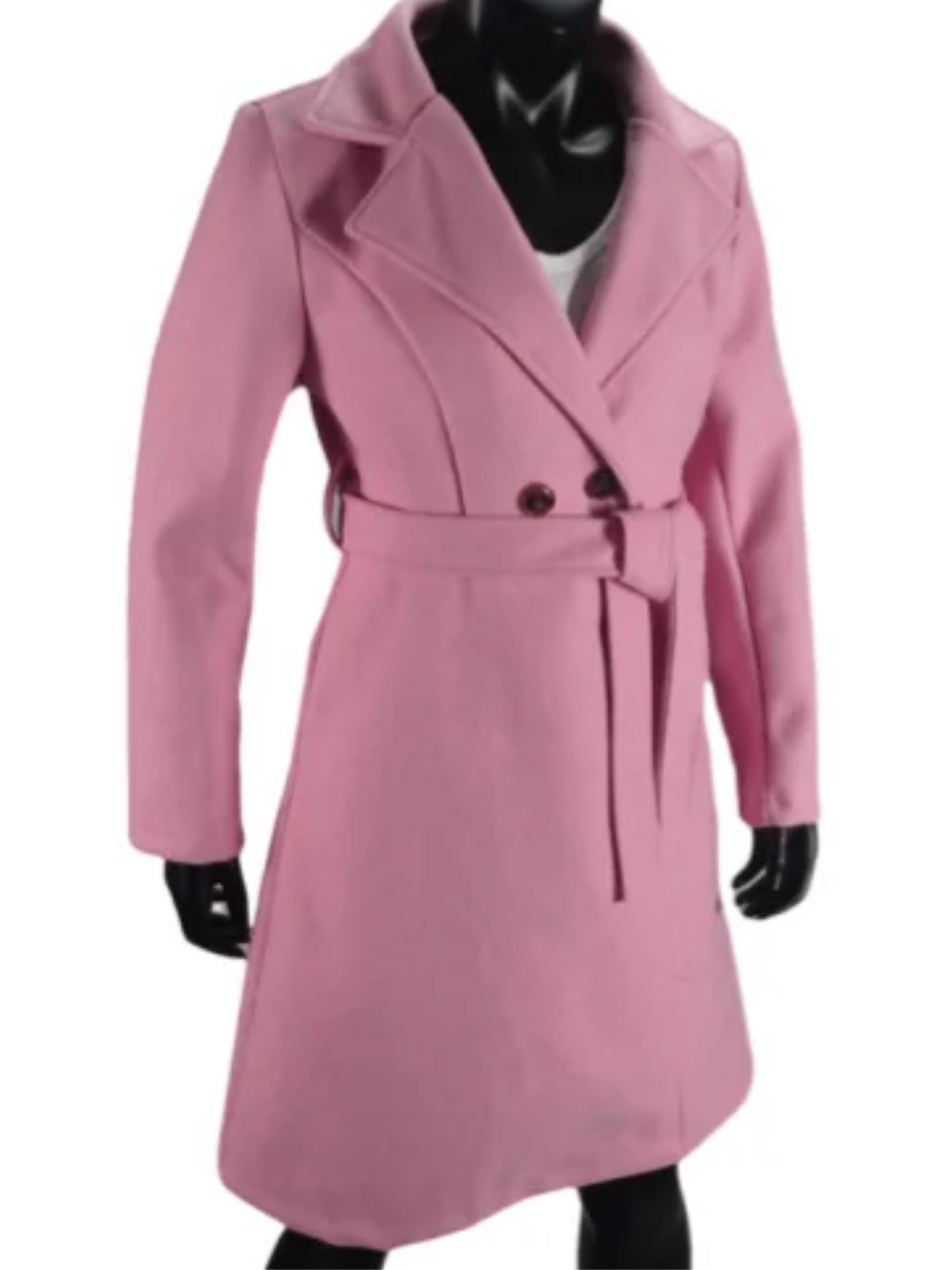 Casline - Damenmantel Jacke – Eleganter Trenchcoat mit Bindegürtel und Knöpfen