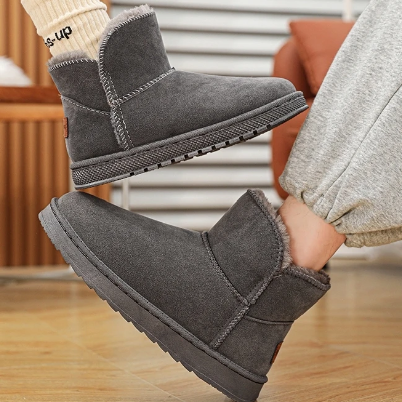 Gelvona - Damen Boots Mit Warmfutter - Rutschfeste Winter Knöchelstiefel