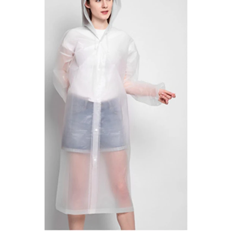 Stormix - Leichte Regenjacke Damen mit Kapuze, Wasserdichter Langer Mantel