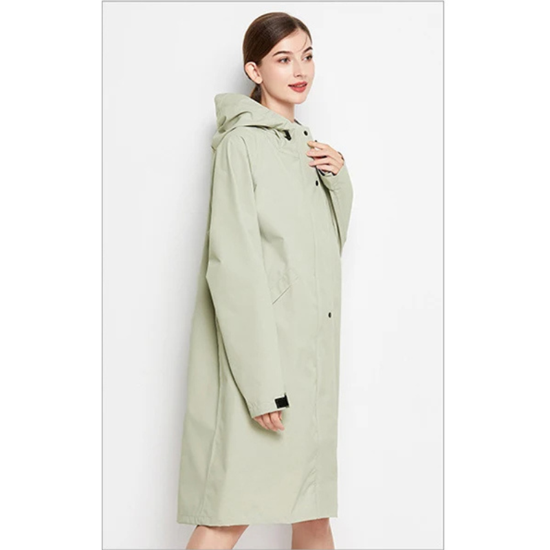 Rainher - Regenjacke Damen Mit Kapuze - Faltbarer Wasserdichter Mantel