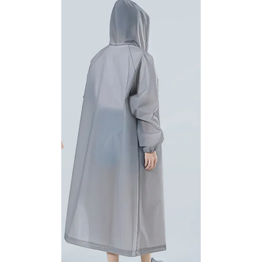 Rainair - Transparente Regenjacke Damen mit Kapuze, Leichte Wasserdichte Jacke