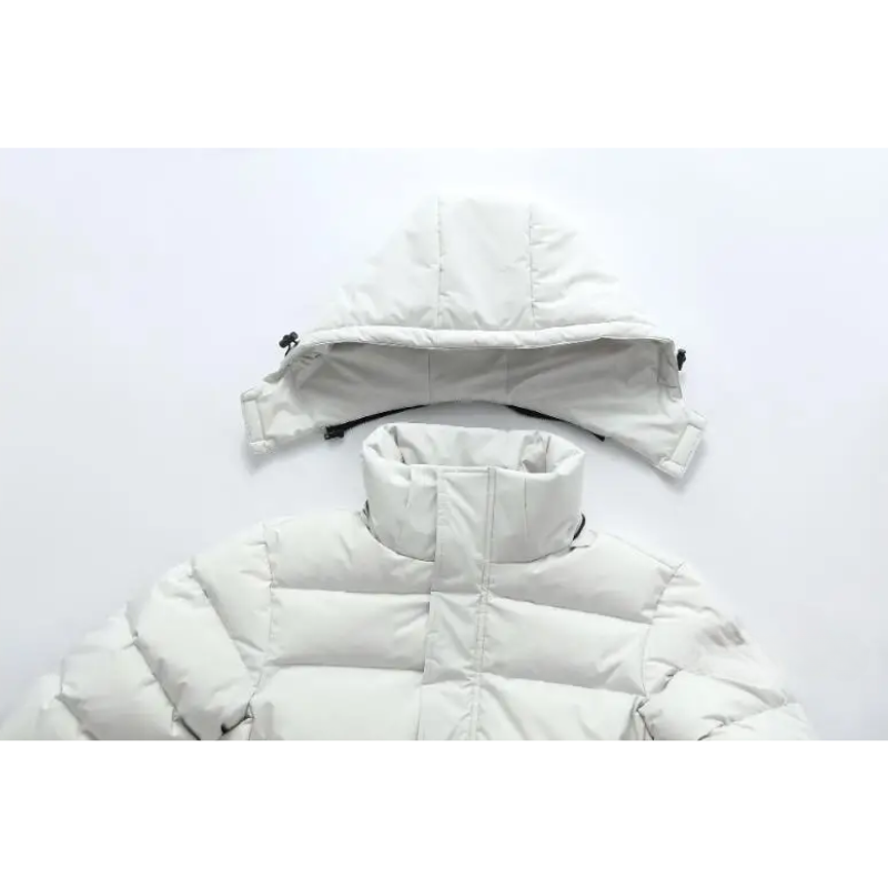 Herrenx - Mantel Herren Lang - Winterjacke mit Kapuze und Wasserabweisendem Design