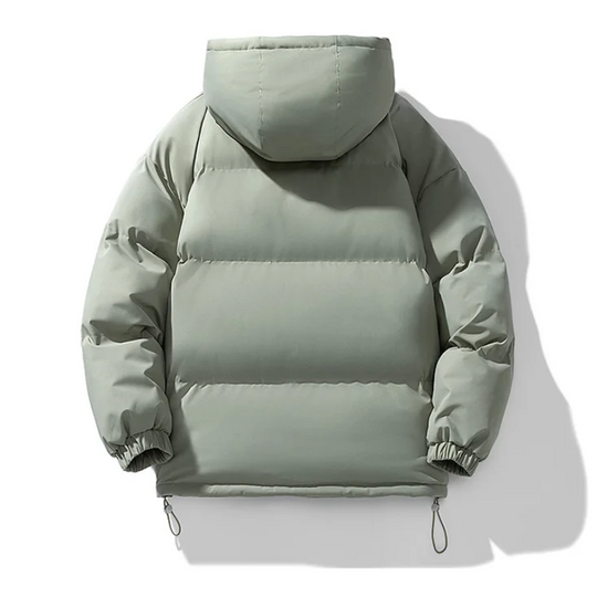 Stiluxe - Puffer Jacke Herren – Warme Steppjacke mit Kapuze und Reißverschluss