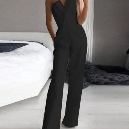 VIDA Roter ärmelloser Jumpsuit