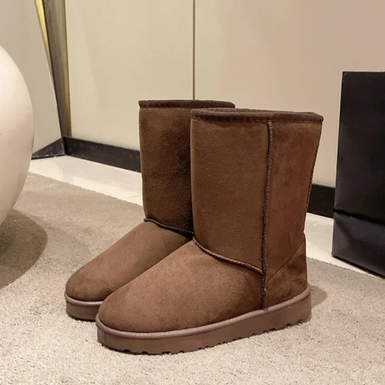 Ventira - Damen Boots Mit Warmfutter - Rutschfeste Hohe Winterstiefel