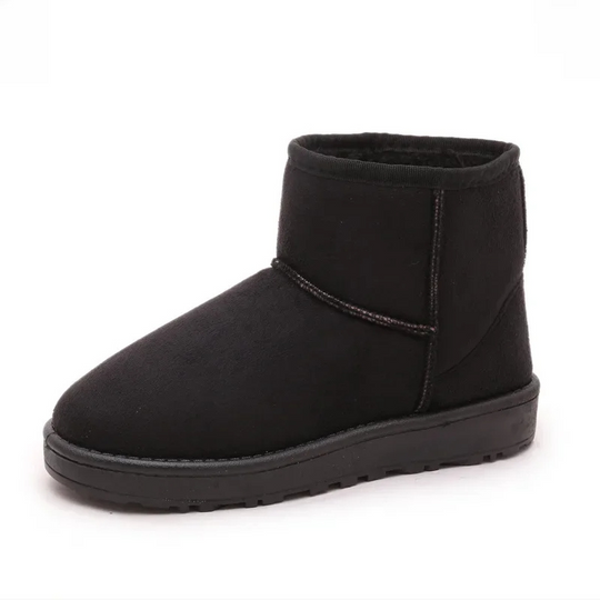 Luxsena - Damen Boots, Plüschgefütterte Winterschuhe, Rutschfeste Sohle