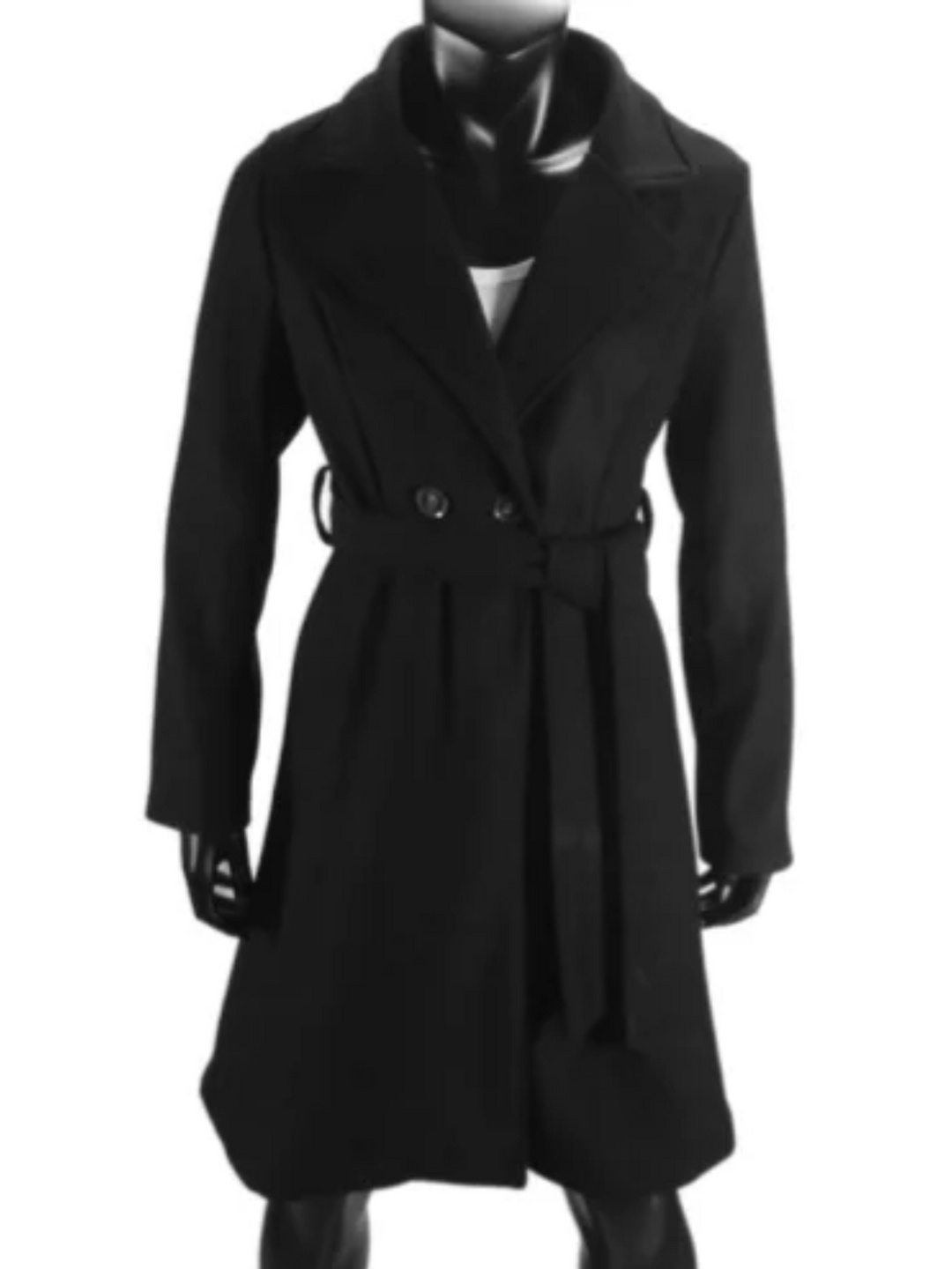 Casline - Damenmantel Jacke – Eleganter Trenchcoat mit Bindegürtel und Knöpfen