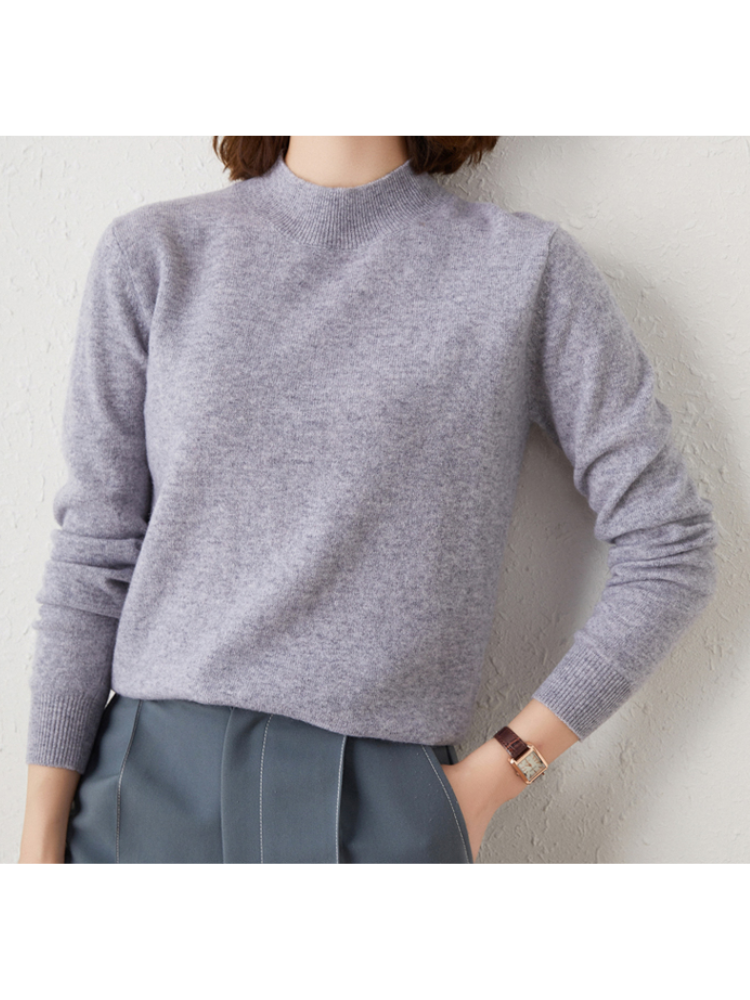 Sanwoll - Rollkragenpullover Damen, Leicht und Klassisches Design