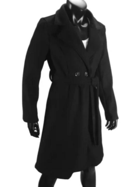 Casline - Damenmantel Jacke – Eleganter Trenchcoat mit Bindegürtel und Knöpfen