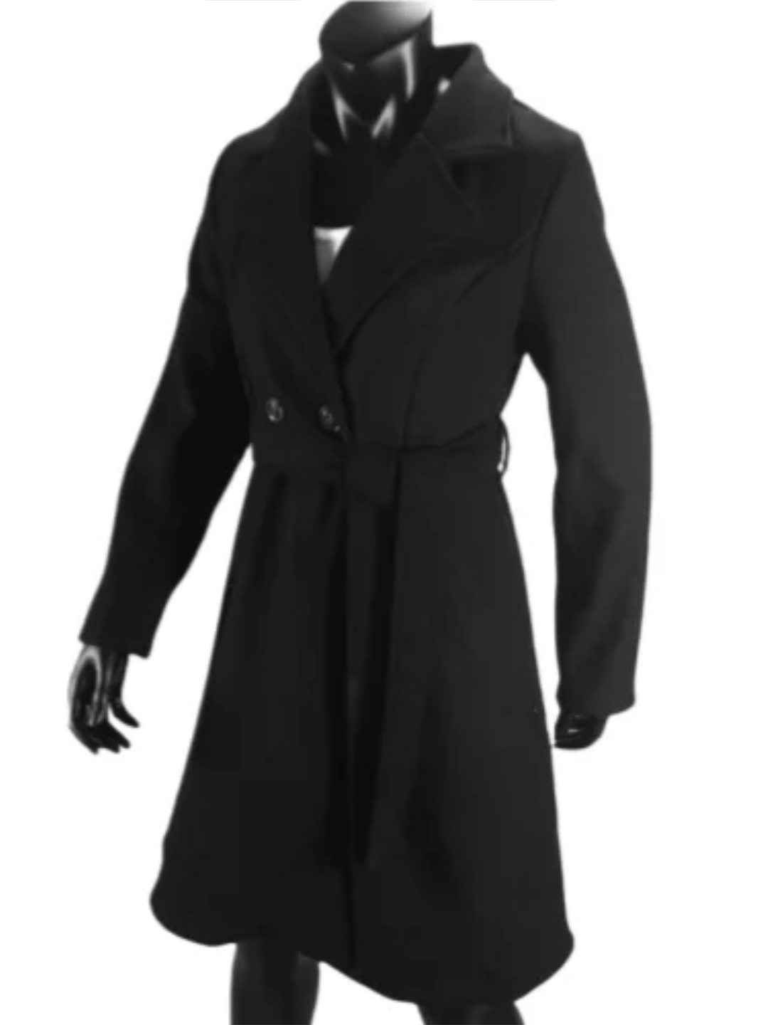 Casline - Damenmantel Jacke – Eleganter Trenchcoat mit Bindegürtel und Knöpfen