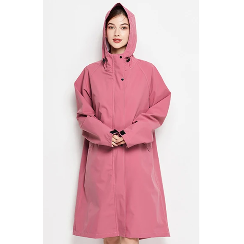 Rainher - Regenjacke Damen Mit Kapuze - Faltbarer Wasserdichter Mantel