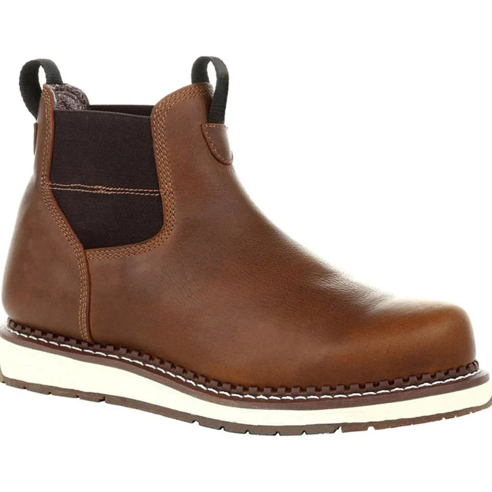 Wärmest - Damen Chelsea Boots aus Leder mit elastischen Einsätzen