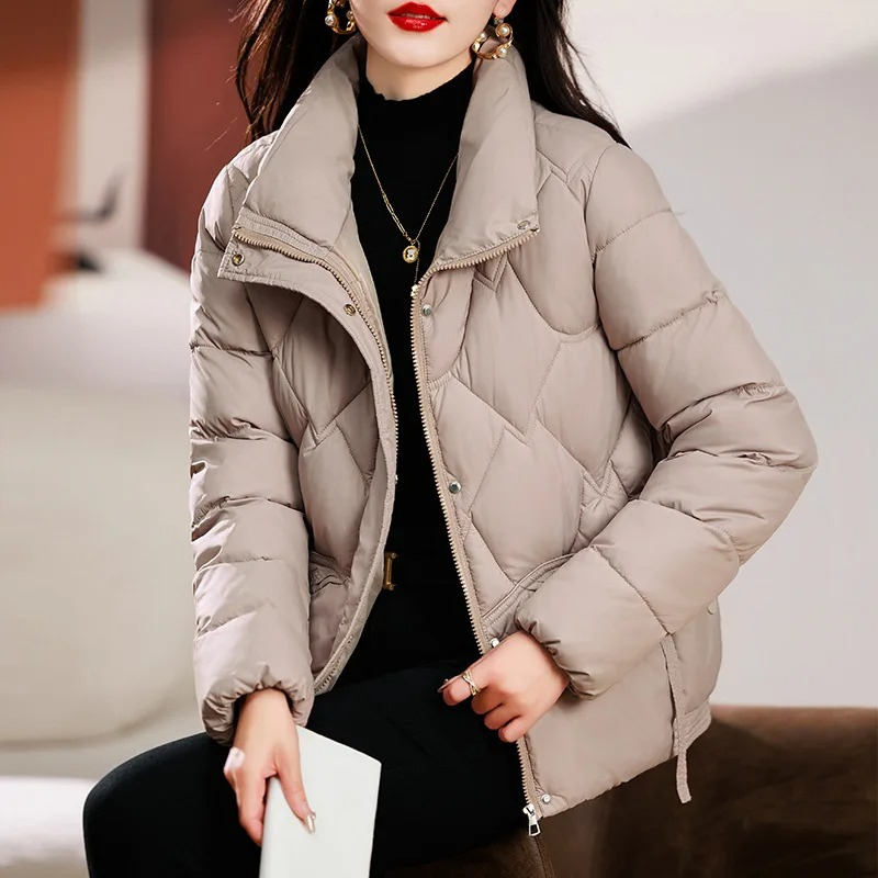 Duvanta - Damen Daunenjacke Winter – Elegant, Leicht und Winddicht