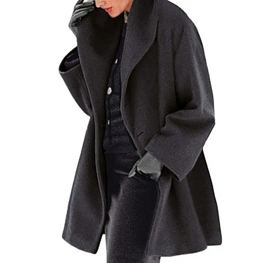 Mantola - Damenmantel Jacke mit Kapuze – Kuscheliger Oversize Wintermantel