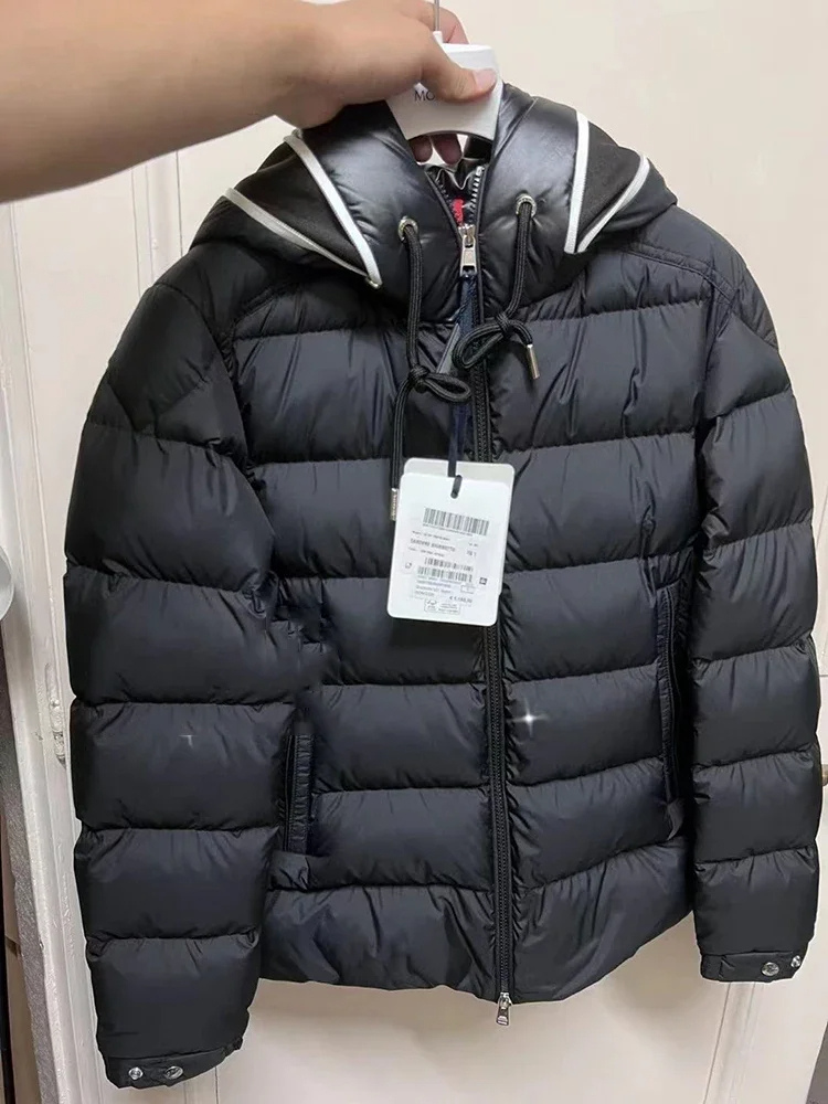 Mantuff - Puffer Jacke Herren – Warme Winterjacke mit Kapuze und Reißverschluss