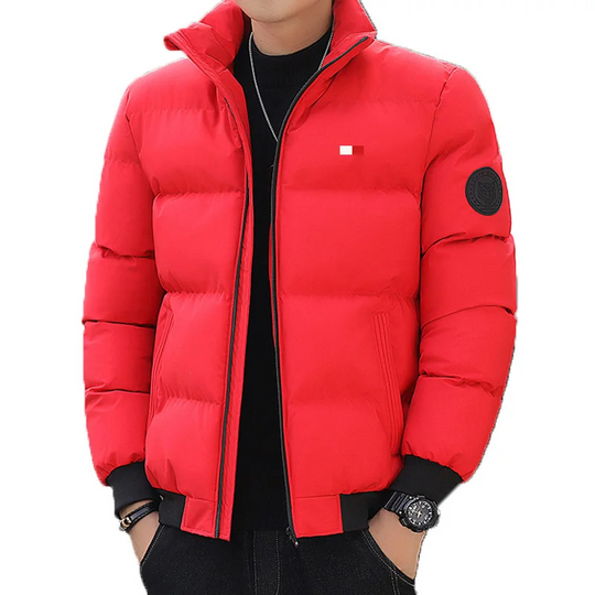 Herrenx - Puffer Jacke Herren – Leichte Winterjacke mit Stehkragen & Reißverschluss