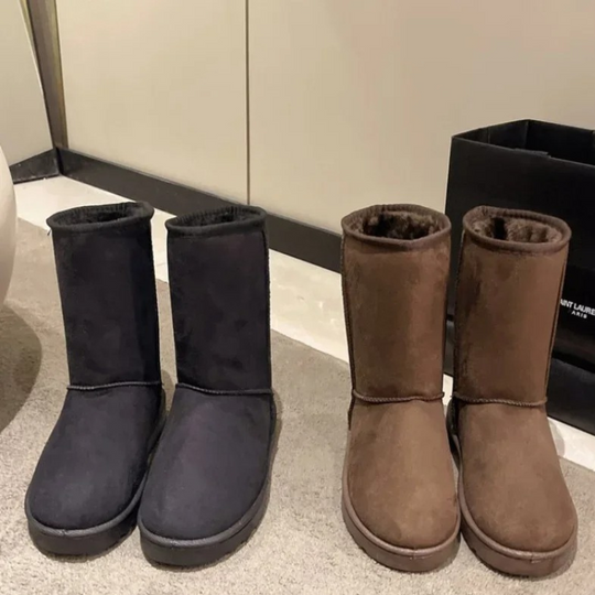 Ventira - Damen Boots Mit Warmfutter - Rutschfeste Hohe Winterstiefel