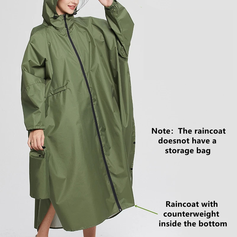 Softwet - Lange Wasserdichte Regenjacke Damen mit Kapuze, Leichtgewicht Mantel