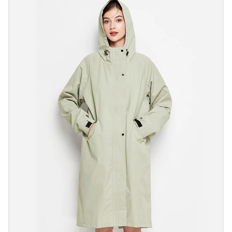 Rainher - Regenjacke Damen Mit Kapuze - Faltbarer Wasserdichter Mantel