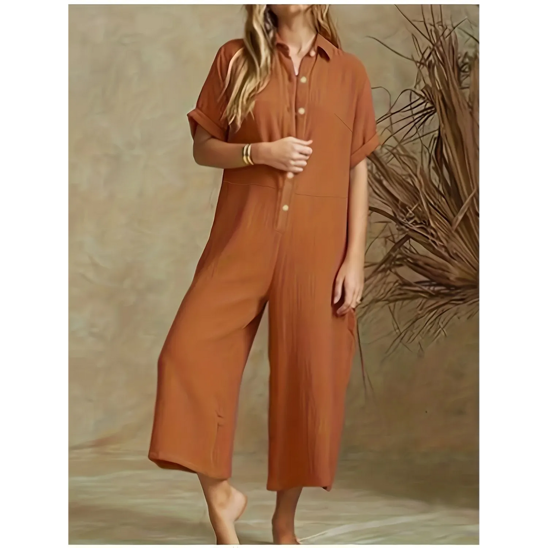 VIDA Schwarzer Jumpsuit