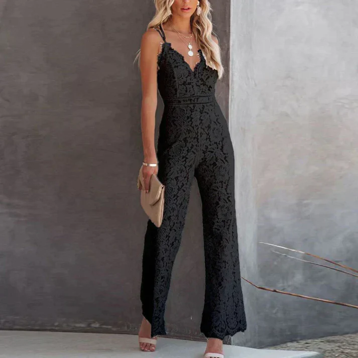 VIDA - gemusterter Jumpsuit