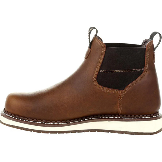 Wärmest - Damen Chelsea Boots aus Leder mit elastischen Einsätzen