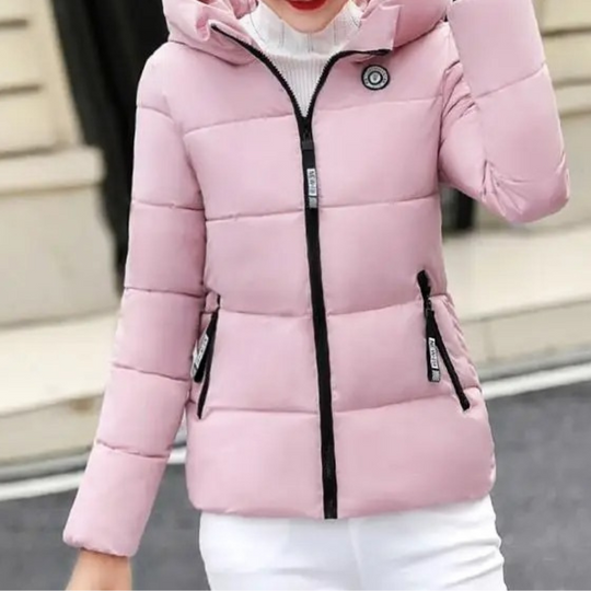 Frisira - Daunenjacke Damen – Leichte Steppjacke mit Kapuze und stylischem Schnitt