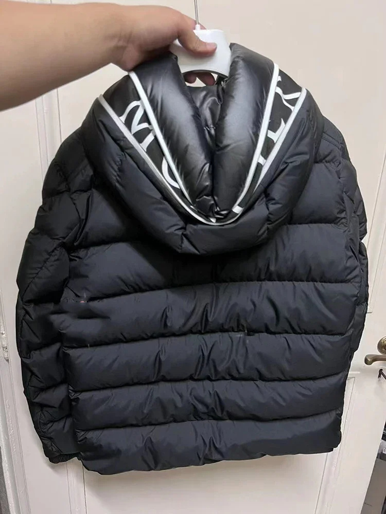 Mantuff - Puffer Jacke Herren – Warme Winterjacke mit Kapuze und Reißverschluss