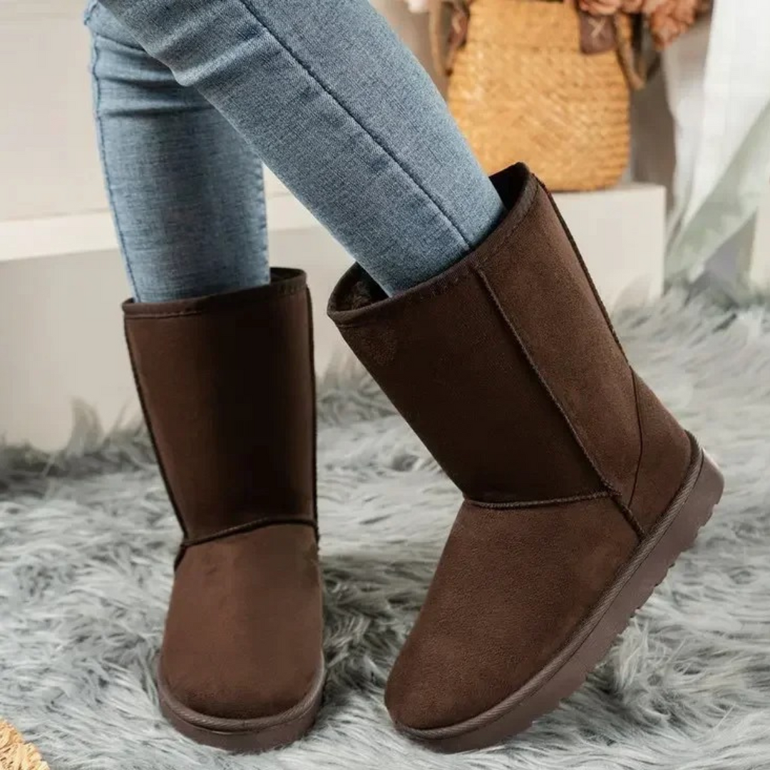 Bellano - Damen Boots Mit Warmfutter - Rutschfeste Hohe Winterstiefel