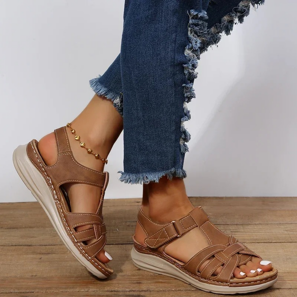 VIDA Orthopädische Damen Sandalen mit Riemen