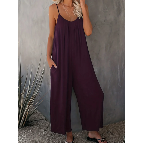 VIDA Schwarzer Jumpsuit