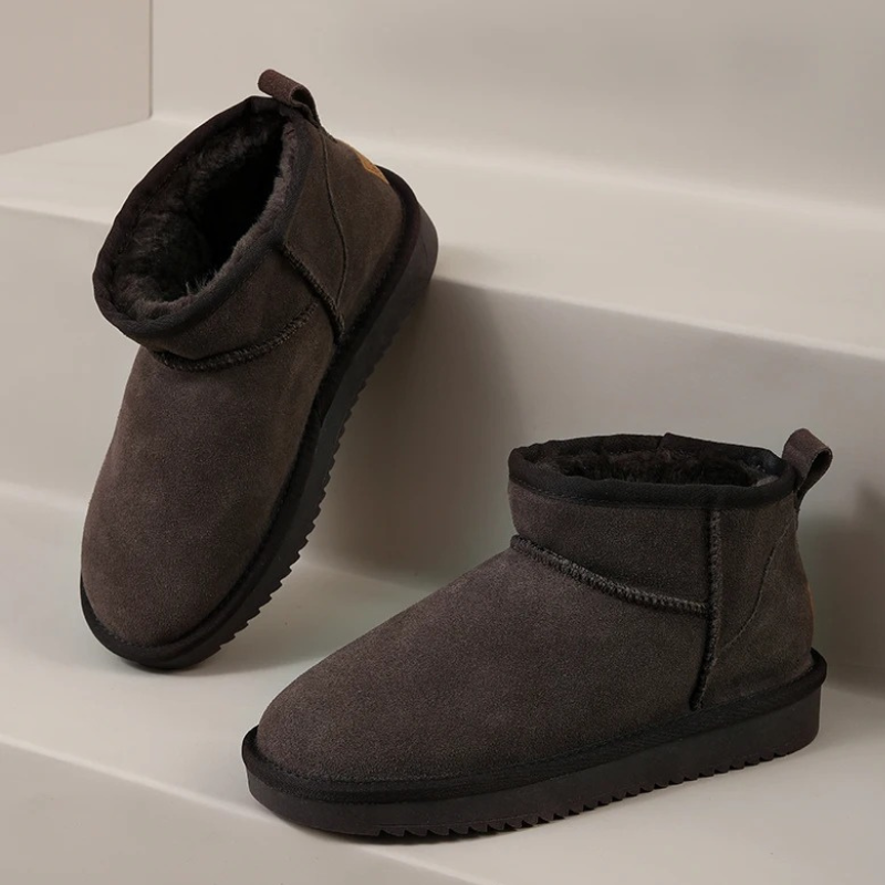 Navorix - Damen Boots Mit Warmfutter - Rutschfeste Winter Knöchelstiefel