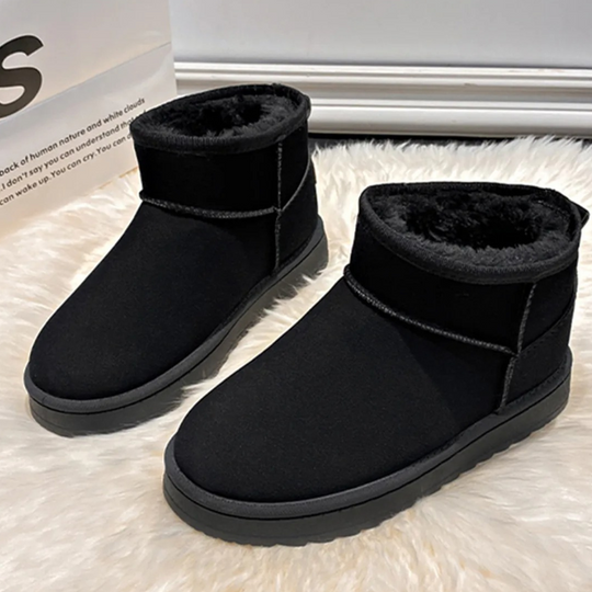 Solvian - Damen Boots Mit Warmfutter - Rutschfeste Winter Knöchelstiefel