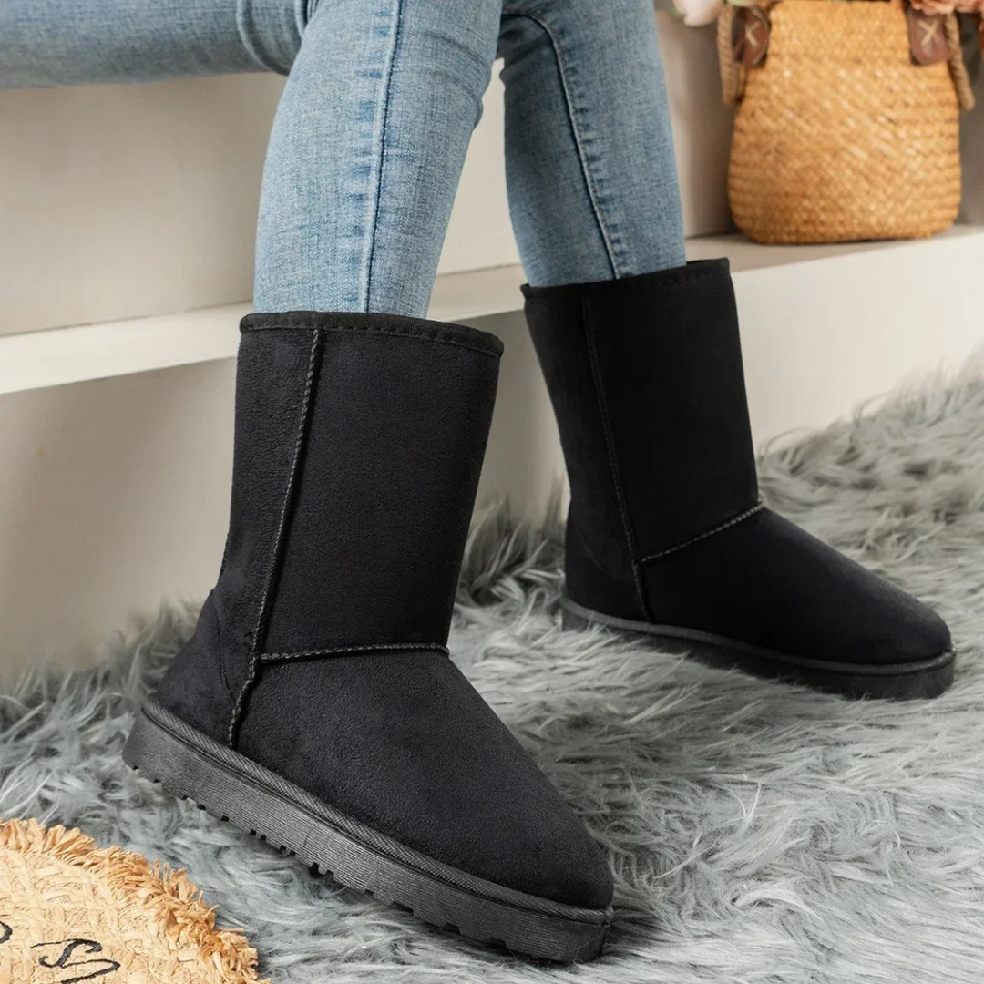 Bellano - Damen Boots Mit Warmfutter - Rutschfeste Hohe Winterstiefel