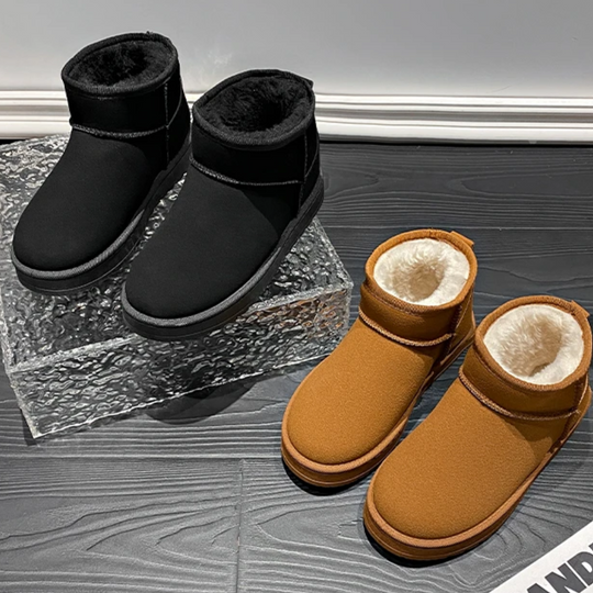 Solvian - Damen Boots Mit Warmfutter - Rutschfeste Winter Knöchelstiefel