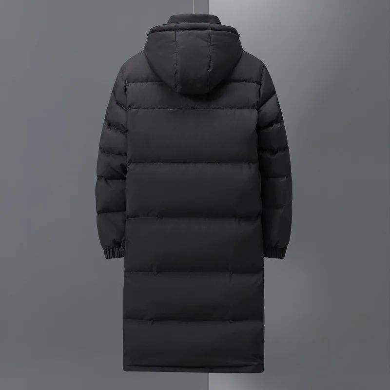 Herrenx - Mantel Herren Lang - Winterjacke mit Kapuze und Wasserabweisendem Design