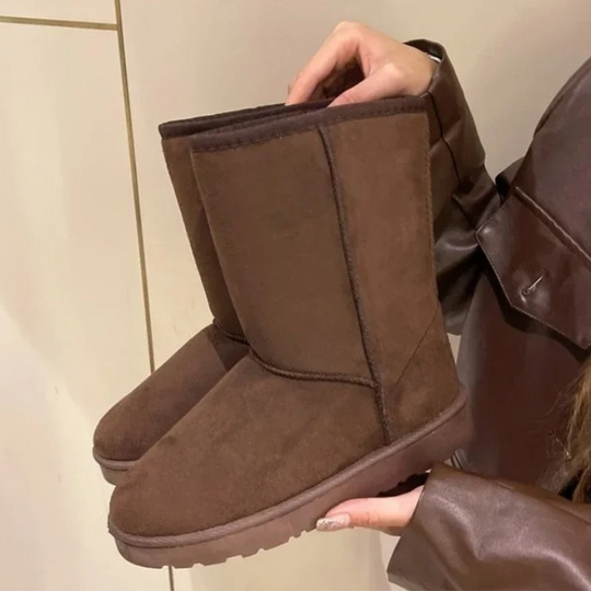 Ventira - Damen Boots Mit Warmfutter - Rutschfeste Hohe Winterstiefel