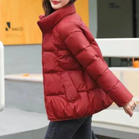 Jacketz - Daunenjacke Damen Warm Gefüttert mit Bequemer Passform und Taschen