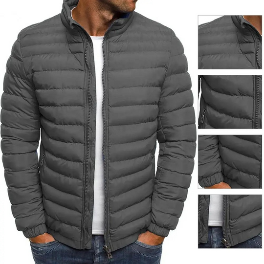 Nordarm - Puffer Jacke Herren – Leichte Steppjacke mit Reißverschluss und sportlichem Design