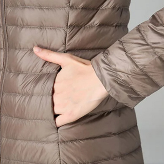 Bergsan - Daunenjacke Damen Mit Kapuze, Ultralicht und Winddicht