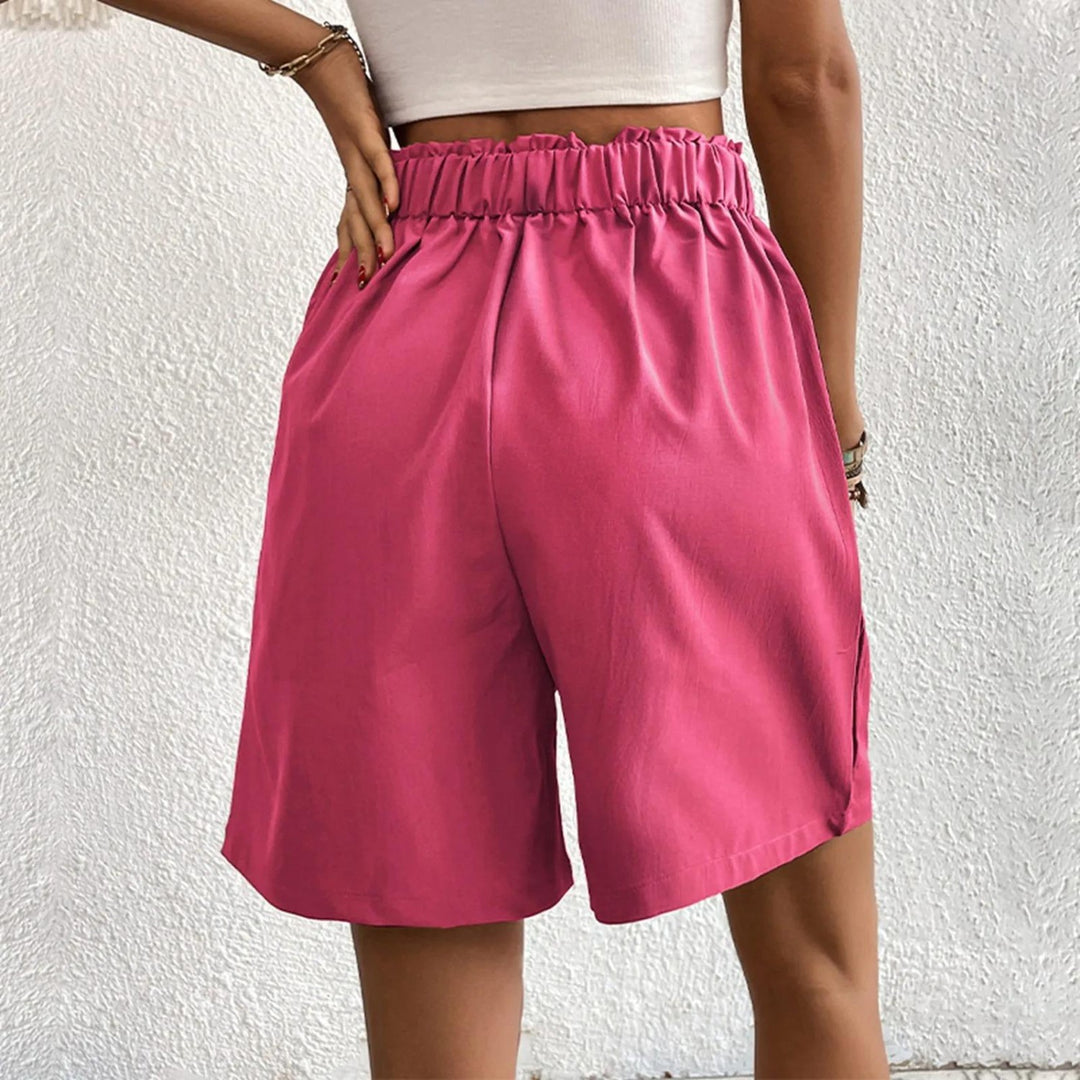 VIDA Grüne Baumwolle Bequeme Damen Short